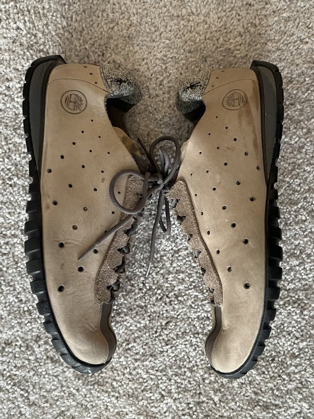 Timberland Smartwool Shoes Mens Size 11 Tan Leather Hiking Camping